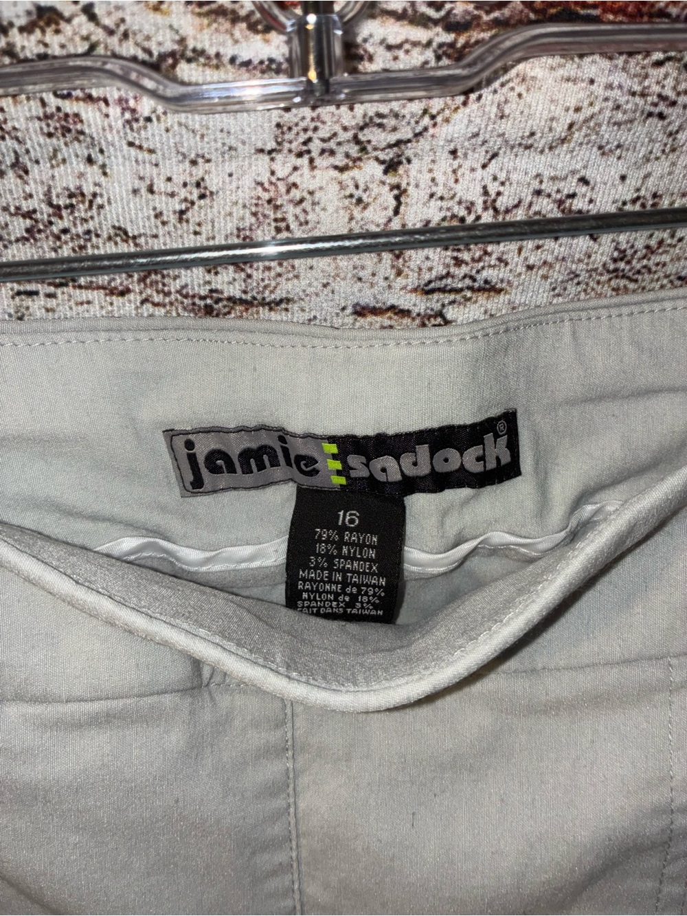 jamie sadock Light Gray Stretch Bermuda Shorts - Picture 2 of 3